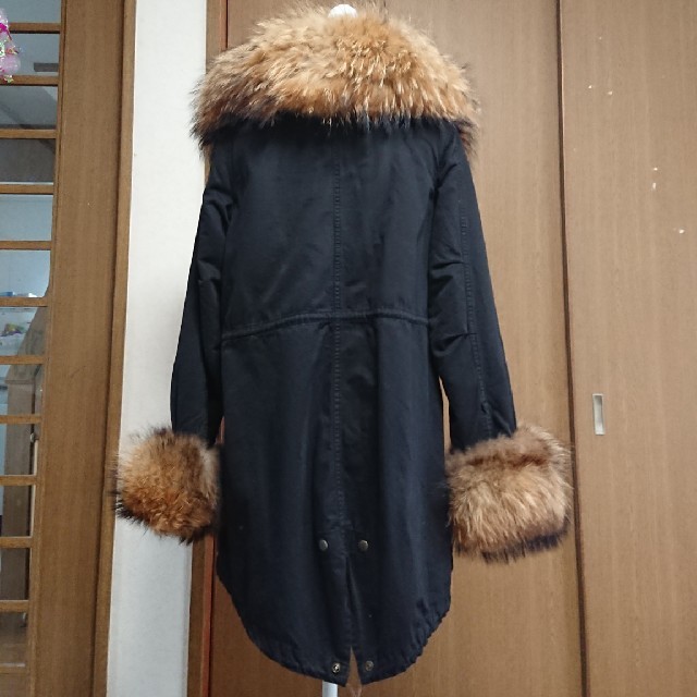 goa(ゴア)の定番 ゴア モッズコート ブラック レディースのジャケット/アウター(モッズコート)の商品写真