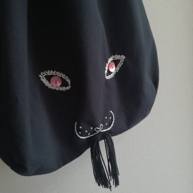 mina perhonen - ミナペルホネン　usa bag　大　ネイビー