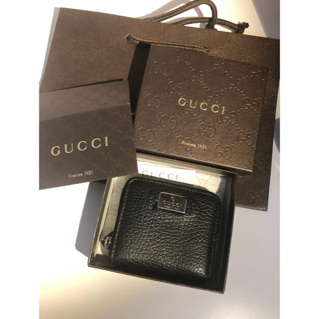 Gucci(グッチ)の最終お値下げ！GUCCI コインケース 黒  メンズのファッション小物(コインケース/小銭入れ)の商品写真