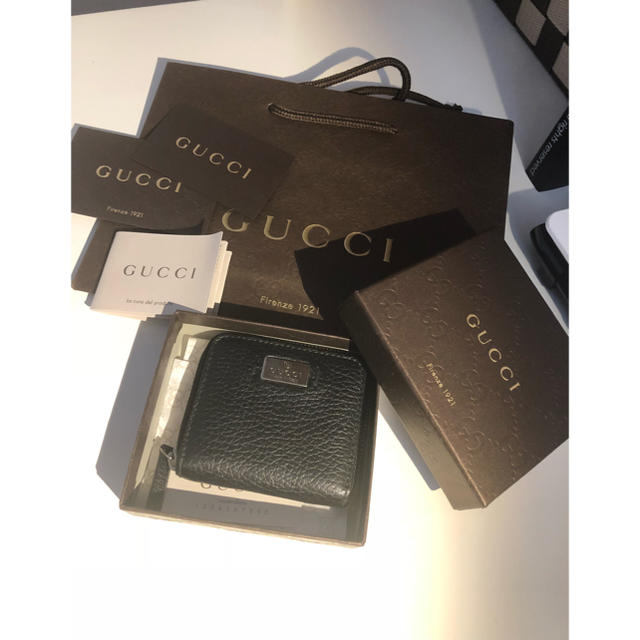 Gucci(グッチ)の最終お値下げ！GUCCI コインケース 黒  メンズのファッション小物(コインケース/小銭入れ)の商品写真