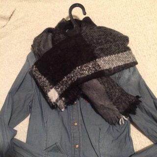 ザラ(ZARA)のZARA チェックマフラー(マフラー/ショール)