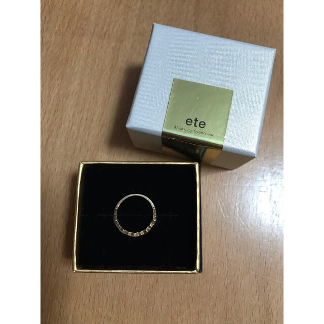 ete(エテ)のete  エテ  ダイヤモンド  ピンキーリング   K10   レディースのアクセサリー(リング(指輪))の商品写真