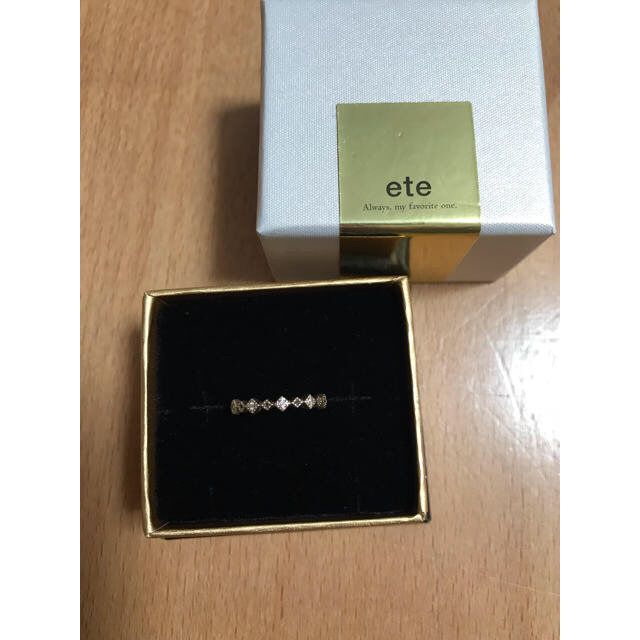 ete(エテ)のete  エテ  ダイヤモンド  ピンキーリング   K10   レディースのアクセサリー(リング(指輪))の商品写真