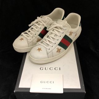 グッチ(Gucci)の☆様専用 日本正規品 GUCCI グッチ レザースニーカー 本物(スニーカー)