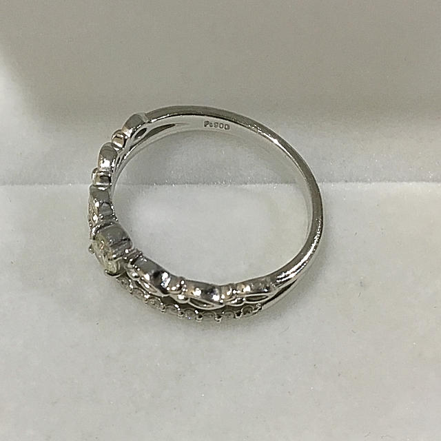 プラチナ ダイヤ リング レディースのアクセサリー(リング(指輪))の商品写真