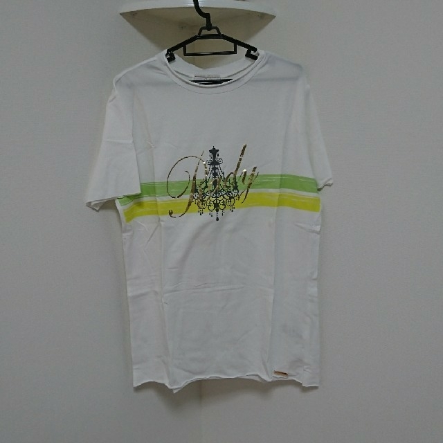 Rady(レディー)のRadyﾒﾝｽﾞTｼｬﾝﾃﾞﾘｱ白 (¥5980) メンズのトップス(Tシャツ/カットソー(半袖/袖なし))の商品写真