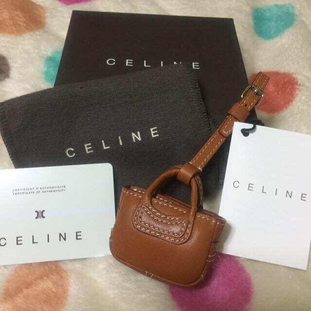 celine(セリーヌ)のcelineバッグ型チャーム レディースのファッション小物(キーホルダー)の商品写真