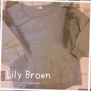 リリーブラウン(Lily Brown)のリリーブラウン ドルマンスリーブニット(ニット/セーター)