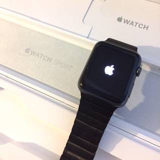 アップルウォッチ(Apple Watch)の値下げ Apple Watch Sport 42mm リングブレスレット(腕時計(デジタル))