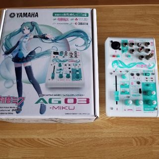 ヤマハ(ヤマハ)のYAMAHA AG03 MIKU ウェブブロドキャスタ３チャンネル(オーディオインターフェイス)