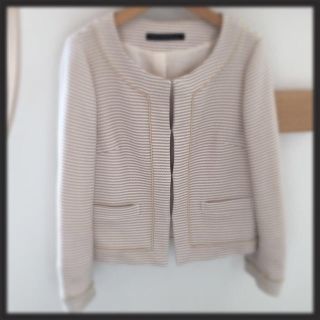 ユナイテッドアローズグリーンレーベルリラクシング(UNITED ARROWS green label relaxing)のgreen label♡ノーカラーＪＫ(ノーカラージャケット)