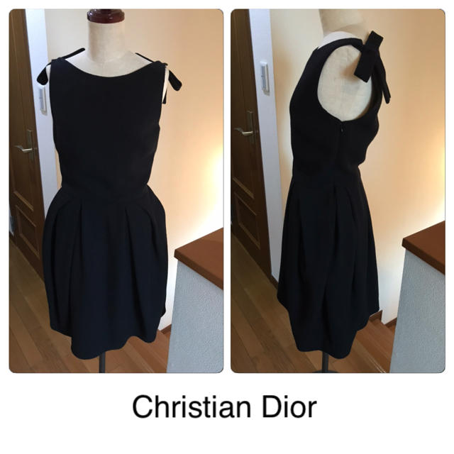 Christian Dior(クリスチャンディオール)の美品 Christian Dior ディオール ワンピース レディースのワンピース(ひざ丈ワンピース)の商品写真