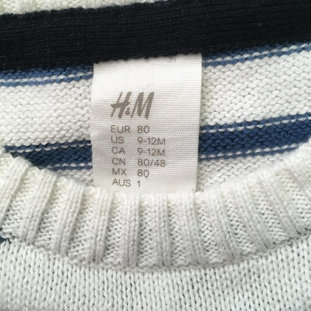 H&M(エイチアンドエム)の新品 H&M ニット 80 キッズ/ベビー/マタニティのベビー服(~85cm)(ニット/セーター)の商品写真