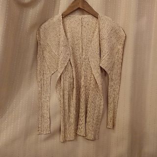 プリーツプリーズイッセイミヤケ(PLEATS PLEASE ISSEY MIYAKE)の☆ISSEY MIYAKEプリーツプリーズ カーディガン☆(カーディガン)