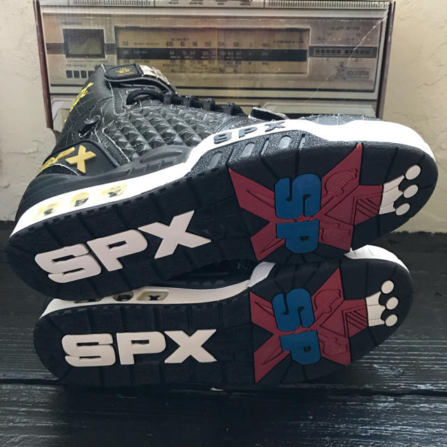 SPX(エスピーエックス)の30AL様専用 SPX BLACK PUNK SNEAKER メンズの靴/シューズ(スニーカー)の商品写真