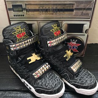 エスピーエックス(SPX)の30AL様専用 SPX BLACK PUNK SNEAKER(スニーカー)