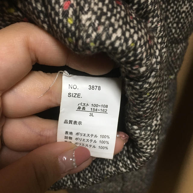 しまむら(シマムラ)のダウンジャケット 大きいサイズ レディースのジャケット/アウター(ダウンジャケット)の商品写真
