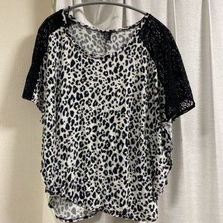 エイチアンドエム(H&M)のH&M レオパード柄 トップス (Tシャツ(半袖/袖なし))