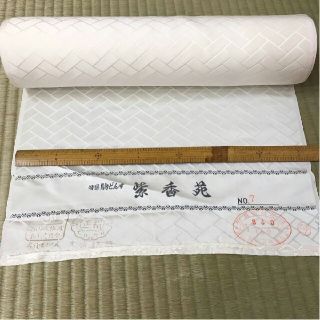 西陣 - 新品未使用☆正絹丹後ちりめん白色布地 白生地は五枚繻（どんす ...