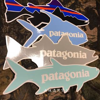 パタゴニア(patagonia)の新品未使用 パタゴニア 大サイズ 魚型ステッカー 4枚セット(その他)