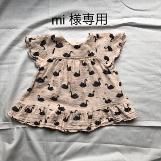 ザラキッズ(ZARA KIDS)のスワン柄ワンピース(ワンピース)