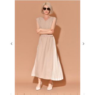 My shawty side pleats day dress タンクトップ(ロングワンピース/マキシワンピース)