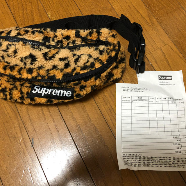 メンズSupreme Leopard ウエストポーチ