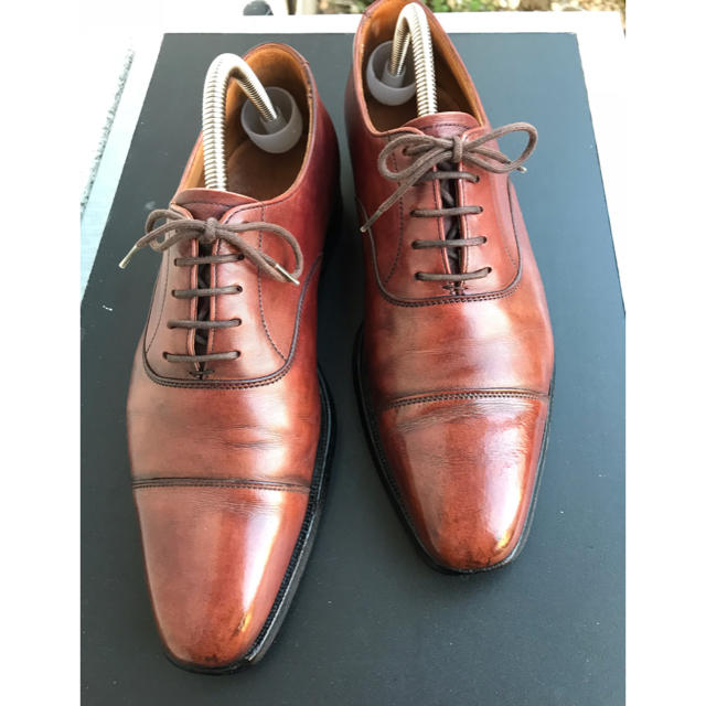 日本未入荷 Crockett&Jones ストレートチップ 別注 ポールスミス
