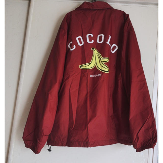 COCOLOBLAND(ココロブランド)のココロブランド バナナコーチジャケットバーガンディ メンズのジャケット/アウター(ナイロンジャケット)の商品写真