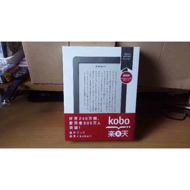 楽天　電子書籍リーダー　kobo touch　ブラック　N905-K-JP-B　 スマホ/家電/カメラのPC/タブレット(電子ブックリーダー)の商品写真