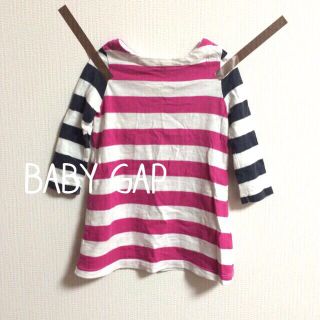 ベビーギャップ(babyGAP)のgap♡2colorボーダーワンピ80(その他)