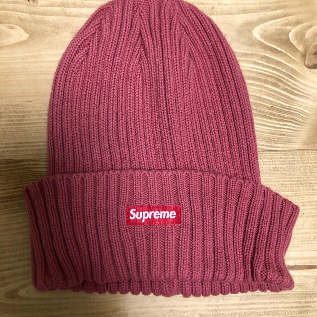 Supreme(シュプリーム)のsupreme 2017fw ビーニー ピンク レディースの帽子(ニット帽/ビーニー)の商品写真