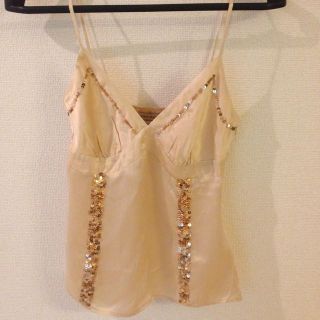 ゲス(GUESS)のguess スパンコールキャミ(キャミソール)