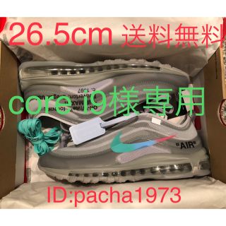 ナイキ(NIKE)の26.5 AIR MAX 97 エアマックス97 オフホワ OFF WHITE (スニーカー)