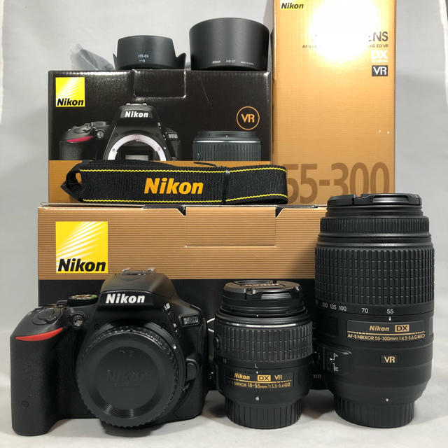 Nikon ニコン D5500 ダブルズームKIT 美品 シャッター回数866回