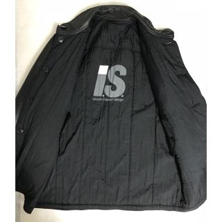 イッセイミヤケ(ISSEY MIYAKE)の90's I.S. リバーシブル ハーフコート issey miyake(レザージャケット)