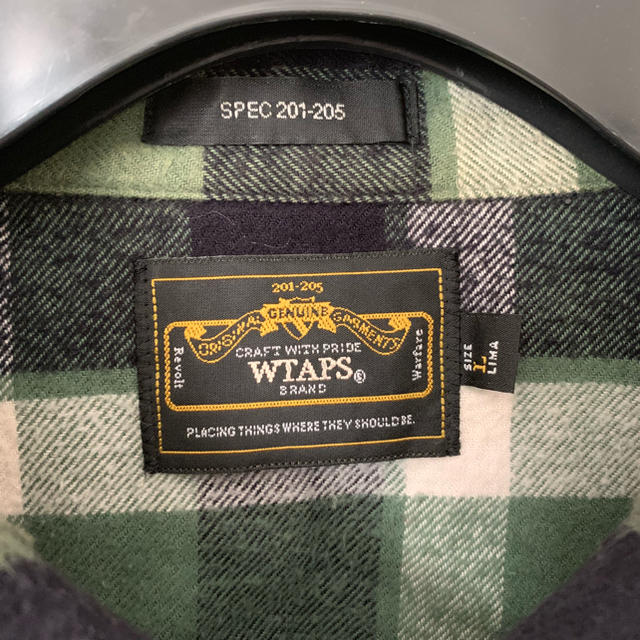 WTAPS ダブルタップス union LS チェック シャツ L 3