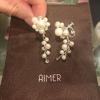 エメ(AIMER)のパール イヤリング AIMER(イヤリング)