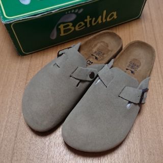 ビルケンシュトック(BIRKENSTOCK)の☆マムマム様専用☆ 未使用 ベチュラ ボストン ベージュ 38 24.5cm(ローファー/革靴)