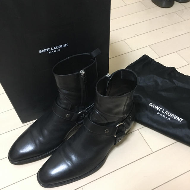 ブーツsaint laurent paris リングブーツ 41