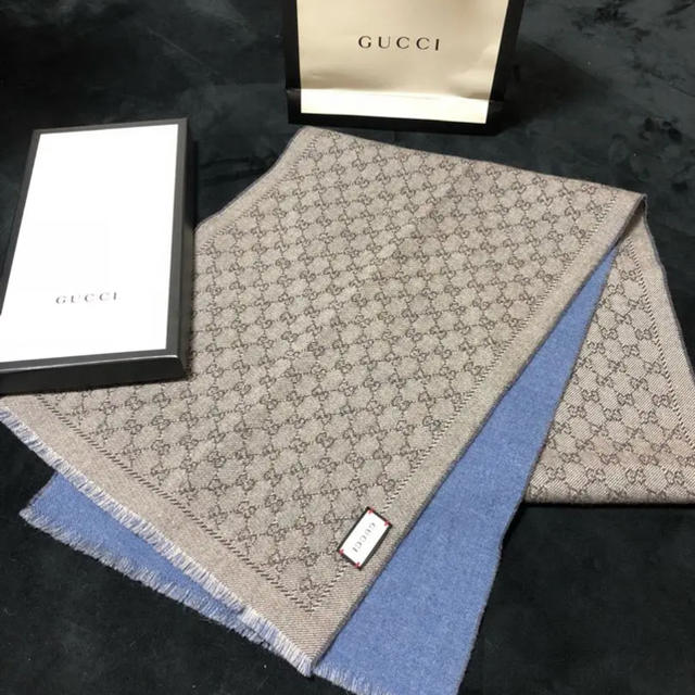 Gucci(グッチ)のgucci マフラー   グッチ モノグラム メンズのファッション小物(マフラー)の商品写真