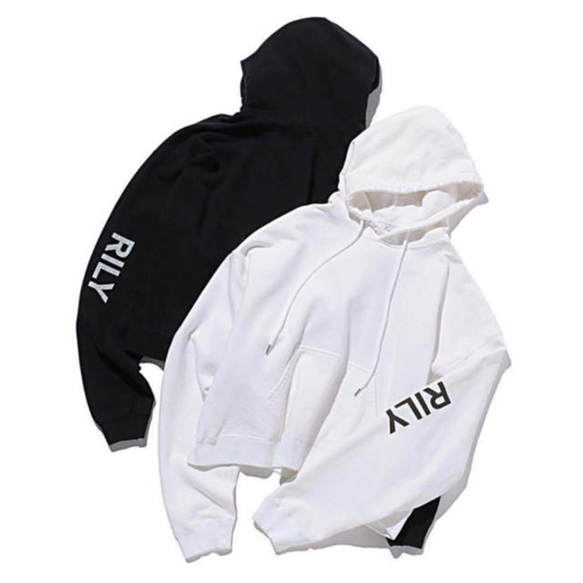 RILY Logo Hoodie Whiteパーカー