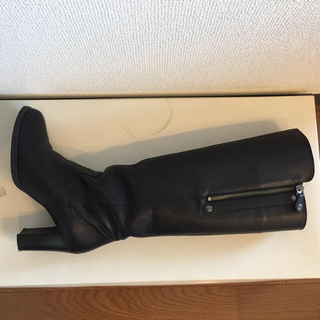 ダイアナ(DIANA)のDIANA ブラック ブーツ 24.5cm(ブーツ)