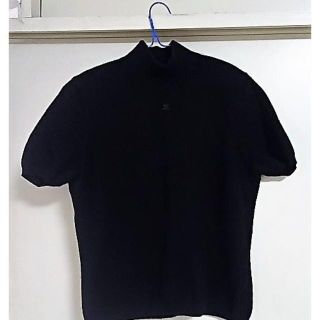 クレージュ(Courreges)の☆courreges クレージュ カシミヤ タートルニット(セーター)黒☆送料込(ニット/セーター)