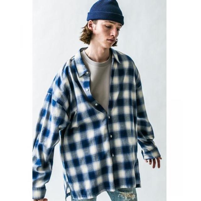 BEAUTY&YOUTH UNITED ARROWS(ビューティアンドユースユナイテッドアローズ)のひふみん様 OMBRE CHECK LONG SHIRT/シャツ メンズのトップス(シャツ)の商品写真