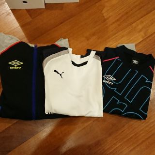 アンブロ(UMBRO)のアンブロ150㎝ パーカー&アンブロトレーナー&プーマ長Tシャツ(ジャケット/上着)