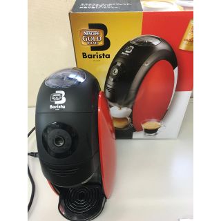 ネスレ(Nestle)のネスカフェ バリスタ PM9630  赤  中古(コーヒーメーカー)