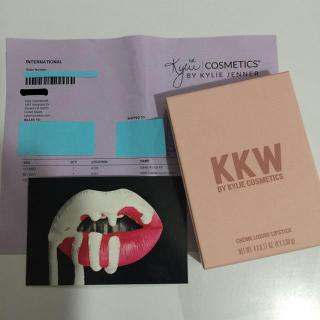 Kylie Cosmetics(カイリーコスメティックス)の★KKW★ Kylie Cosmetics★４本セット★クリームリキッドリップ コスメ/美容のベースメイク/化粧品(口紅)の商品写真