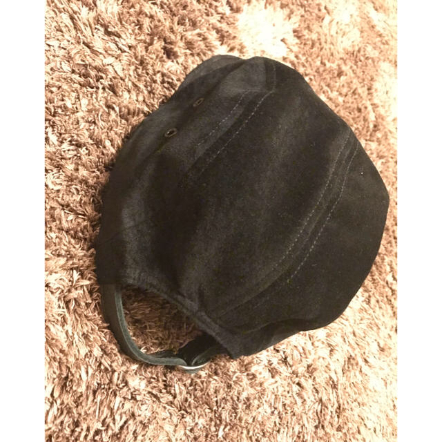 suede camp cap