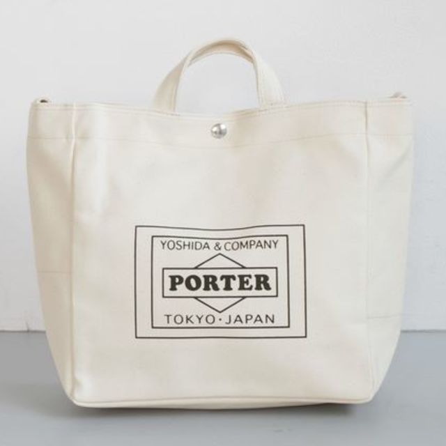 PORTER(ポーター)の【新品】PORTER アーバンリサーチ トートバッグ M　オフホワイト レディースのバッグ(トートバッグ)の商品写真